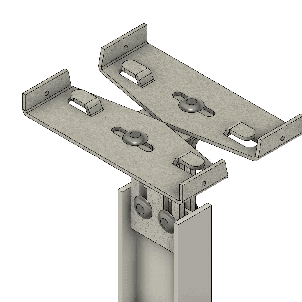 Attach Bracket For Elevated Troughing