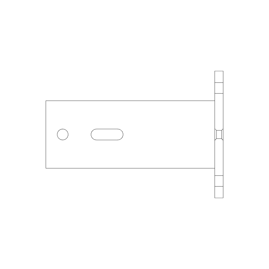 Sloping Wall Bracket Dimensions