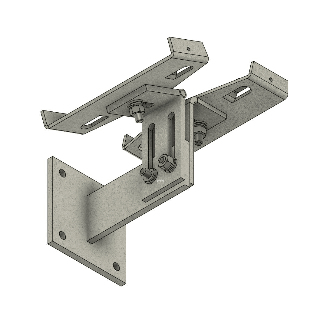 Wall Lowering Bracket Size 2 Bill of Materials