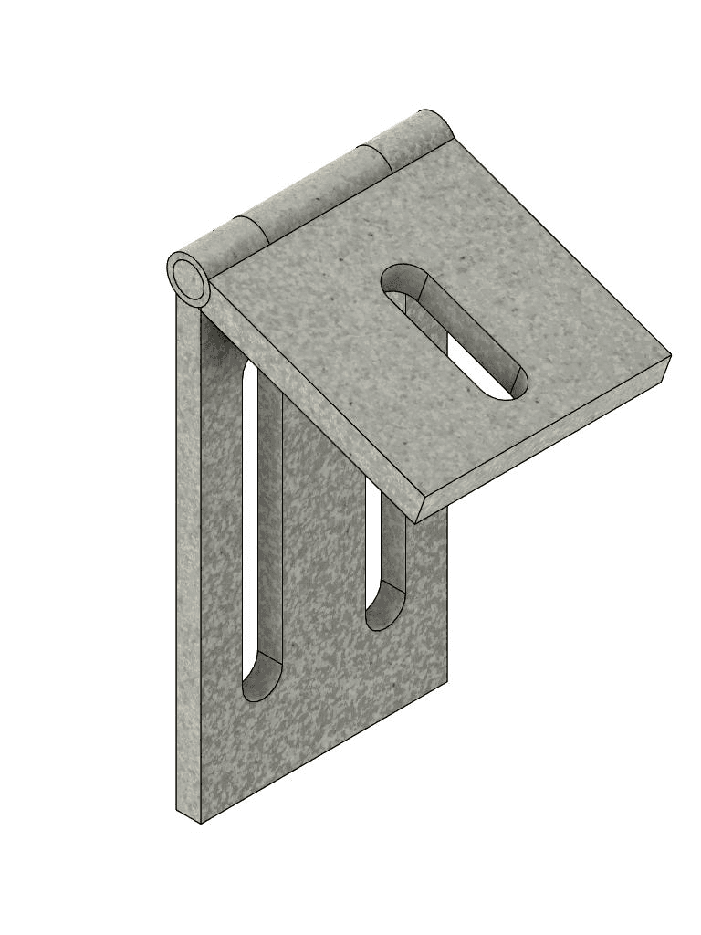 Support Plate Hinged Bracket