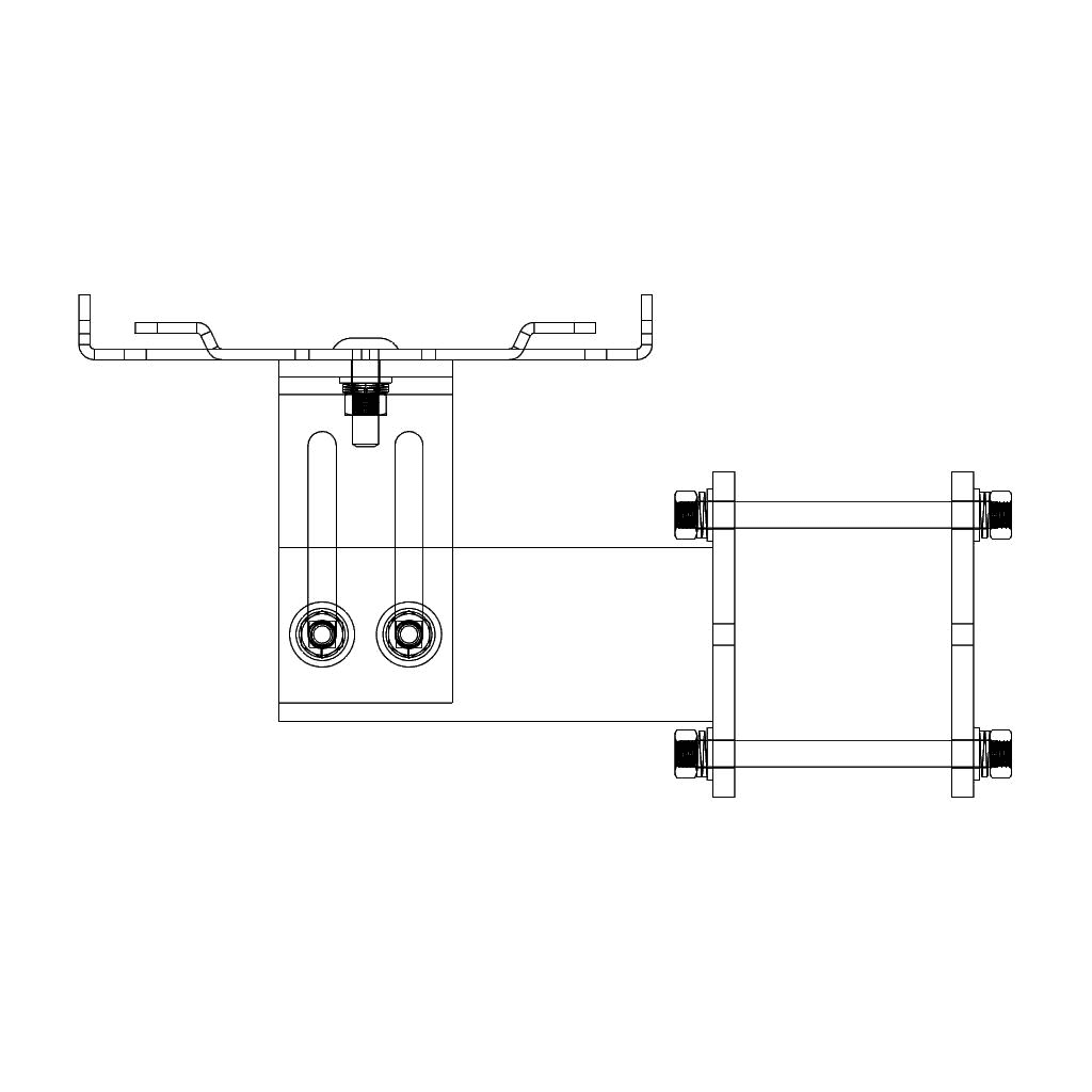 Post Bracket Size 1 Dimensions