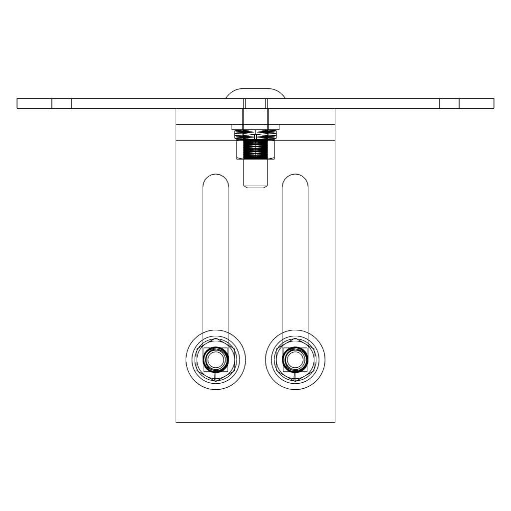 Mounting Bracket Size 1a Dimensions